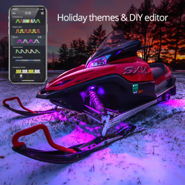 XKGLOW Snowmobile Underglow LED Light Kit w/ XKCHROME RGB Controller App