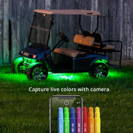 Control Golf Cart Accent lights with XKCHROME Bluetooth app controller