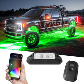 RGB LED Rock Light Kits Smartphone App Controlled from XKGLOW