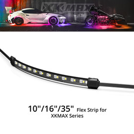 XKmax Slim RGB Fiber Optic LED Strip for Car, Truck Interior | XKGLOW