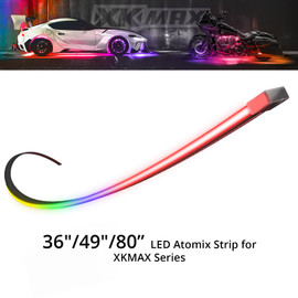 XKmax Slim RGB Fiber Optic LED Strip for Car, Truck Interior | XKGLOW