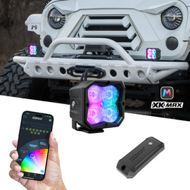 RGBW Addressable Cube Light Kit | XKmax Smartphone App