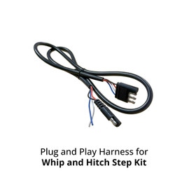 XKmax Whip Kit with Hitch Receiver Step Mount Combo