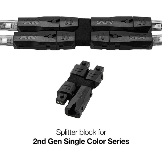 2nd Gen 2 pin Splitter for LED Single Color Series