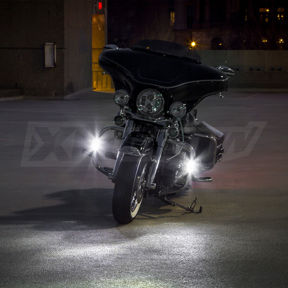 Motorcyle Highway & Crash Bar LED Lights with DRL & Turn Signals