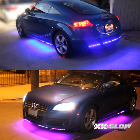 audi underglow