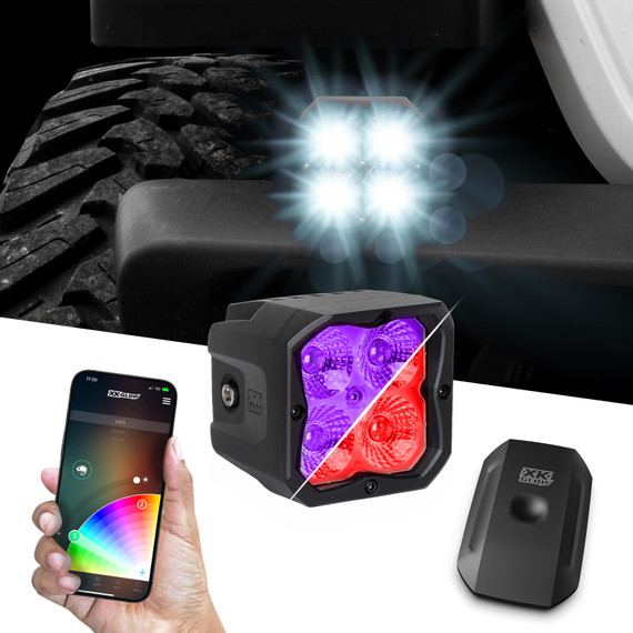 2pc C3 SAE Cube Light Kit| XKchrome Smartphone App