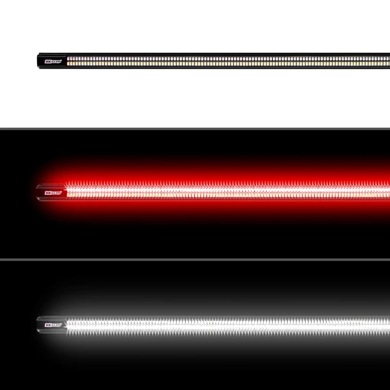60-Inch Smoked LED Tailgate Light Bar w/ Red Sequential TBT and Reverse