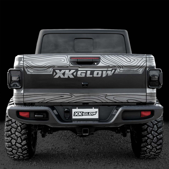 LED Smoked Lens Tail Light Kit for Jeep Gladiator JT with Brake