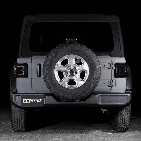 LED Smoked Lens Tail Light Kit for Jeep Wrangler JL with Brake