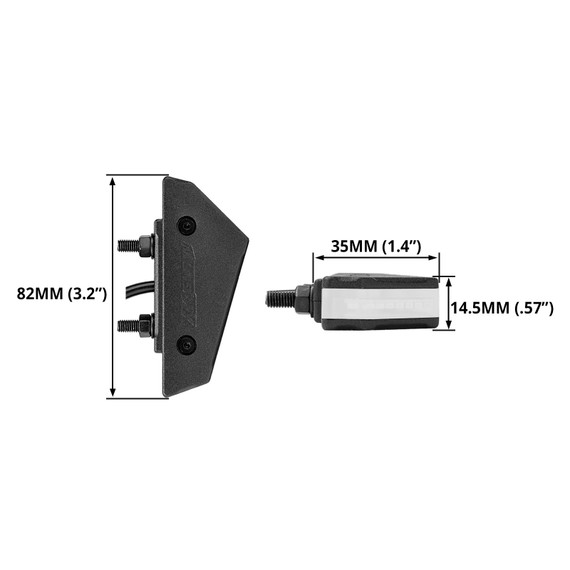 Blade Pro LED Turn Signals for Motorcycles, UTVs & ATVs | XKGLOW