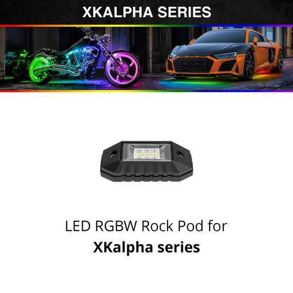 RGBW LED Rock Light Pod | XKalpha add-on | XKGLOW