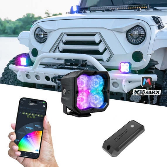 RGBW Addressable Cube Light Kit | XKmax Smartphone App