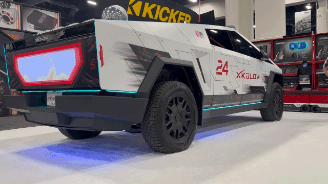 Tesla Cybertruck LED Underglow Light - XKmax RGBW Chasing Light Kit