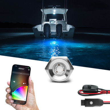 Led BOAT DRAIN PLUG LIGHT BTY 1200 LUMENS - MADE IN THE USA! THE BRIGHTEST! | Australia - Foto 2