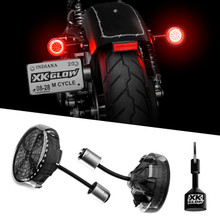 Rear MotoTurnz Pro Series LED Turn Signal Inserts for Harley Davidson Motorcycle