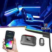 XKmax Interior Fiber Optic LED Strip Light Kit for Tesla Cybertruck | RGB Chasing & App Control