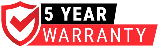 5 Year Warranty