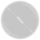 Custom Made 75mm diameter magnet