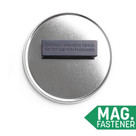 Magnetic fastener political campaign badges
