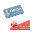 76 x 38mm Name Badge, Name Tag with Resin Dome. Full Colour. 76 x 38mm Name Badge, Name Tag with Resin Dome. Full Colour.