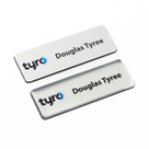 76 x 26mm Name Badge, Name Tag with Resin Dome and without