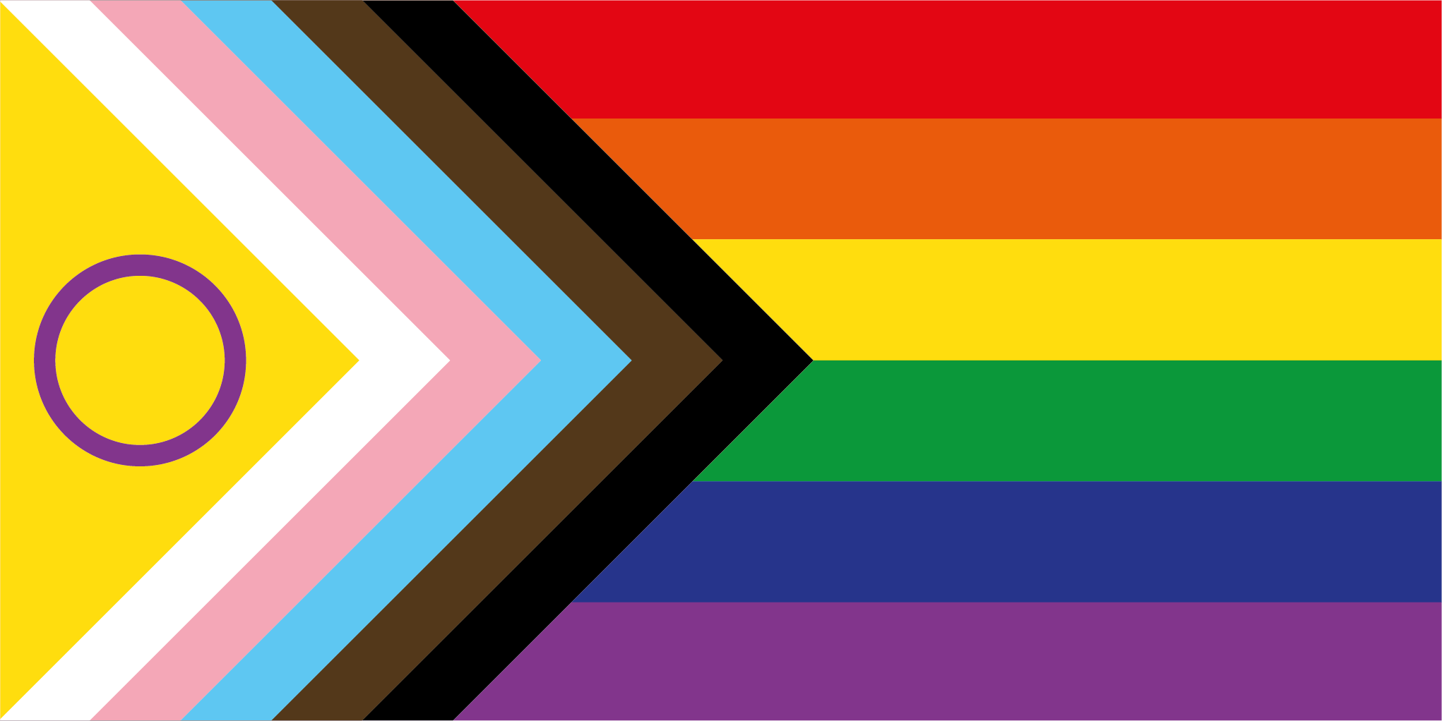 Progres Plus Flag Progress Pride Flag Download - Make Badges
