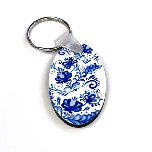 Custom Printed 30 x 50mm Key Ring