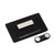 Magnet Fastener Name Badge 76 x 45mm Brushed Silver