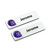 Name Badge 65 x 20mm Gloss White with Resin Dome and without