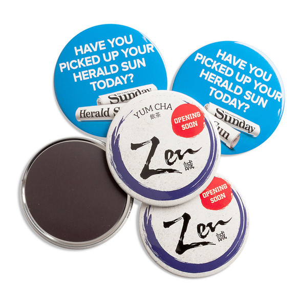 Custom 75mm Magnet badge