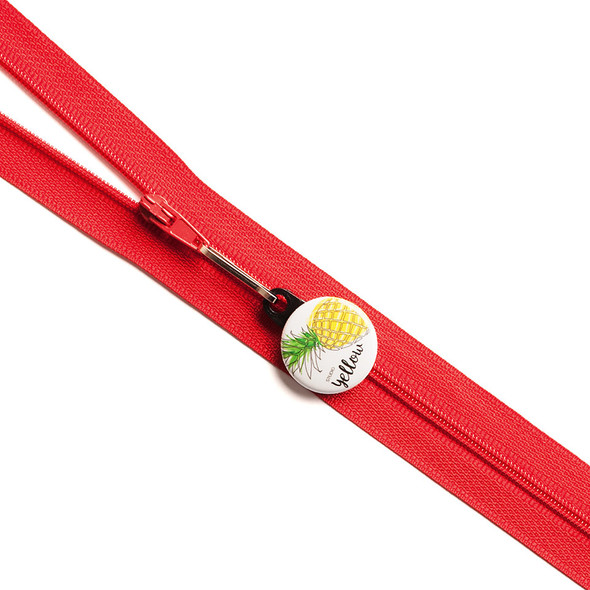 Custom Made Zipper Pulls 25mm Make Badges