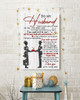 [Customized] To My Husband I'm Proud To Be Your Wife - Print Poster Wall Art Home Decor
