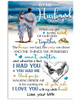 [Customized] To My Husband Thank You For Walking Beside Me - Print Poster Wall Art Home Decor