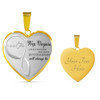 [Customized] Message Necklace: West Virginia YOUR HEART WILL ALWAYS BE Necklace State Necklace |Gifteland