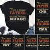 [Customized] Frontline Health Worker I'm a pround father of a freaking awesome Short Sleeve T-shirt | For Men and Women | Gifteland