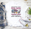 A Dog Mom And Camping Queen Short Sleeve T-shirt | For Men and Women | Gifteland.com