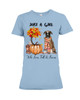 Just A Girl Who Loves Fall and Boxer Short Sleeve T-shirt | For Men and Women | Gifteland.com