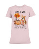 Just A Girl Who Loves Fall and Pembroke Welsh Corgi Short Sleeve T-shirt | For Men and Women | Gifteland.com
