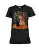 Dachshund autumn forest  Short Sleeve T-shirt | For Men and Women | Gifteland.com