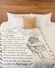 [Customized] Love Letter To Wife From Husband| Cozy Premium Fleece Sherpa Woven Blanket