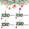Christmas Ornament 2020 Family Together With Face Masks| Personalized Home Decoration| GIFTeLand.com