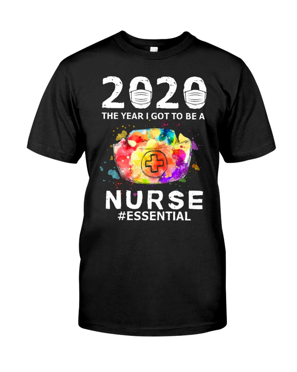 Customized - 2020 The Year I Got To Be A Nurse Short Sleeve T-shirt | For Men and Women | Gifteland.com