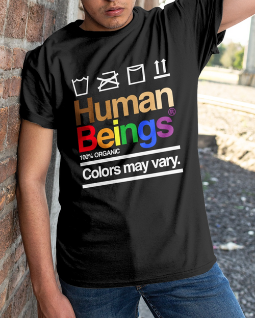 LGBT Human Being Short Sleeve T-shirt | For Men and Women | Gifteland.com