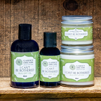 I Can't Be Bothered come in a lotion and an oil.  Both are effective and safe for children and adults.