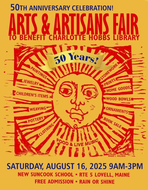 Art and Artisan show in Lovell Maine Poster