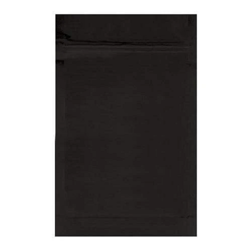 5 Mil 8"x12" Solid Black (50 count) Zip Seal Mylar® Bag