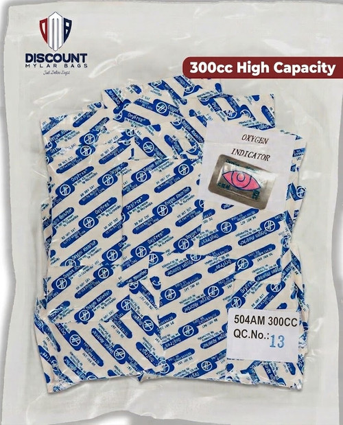 OxyFree Oxygen Absorbers - 300cc & 2000cc Packs | High-Capacity Food Grade Storage