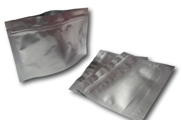 7 Mil (Per Side) 9"x6"x3" (50 count) Gusseted Ziplock Mylar® Bag