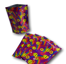 5 Mil (Per Side) 6"x9"x3" (50 count) Smiley Face Print Gusseted Ziplock Mylar®️ Bag